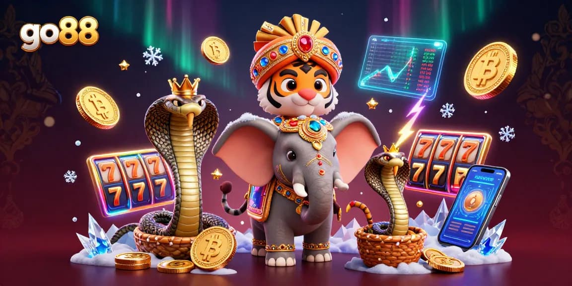 Engage with go88's thrilling casino adventure featuring rich visuals of oriental royalty and crypto.