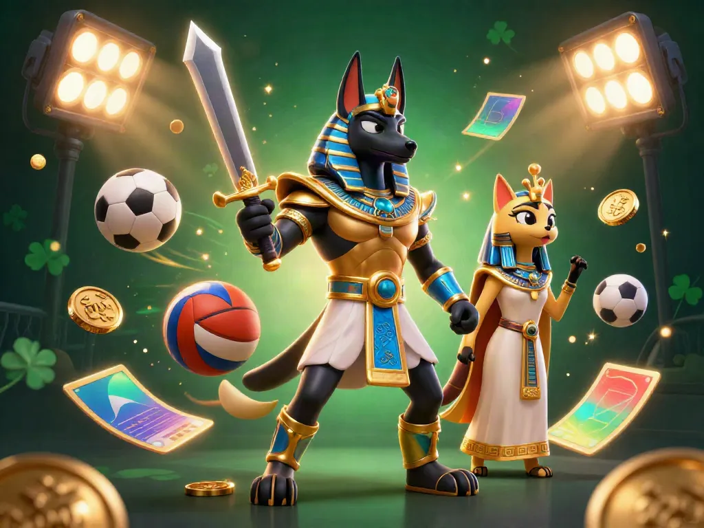Experience excitement at fun 88 with a dynamic 3D casino scene featuring ancient warriors and sports elements.