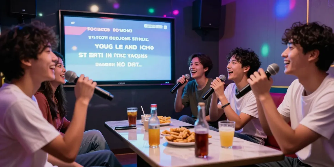 친구들과 함께 즐기는 강남가라오케의 생동감 넘치는 순간